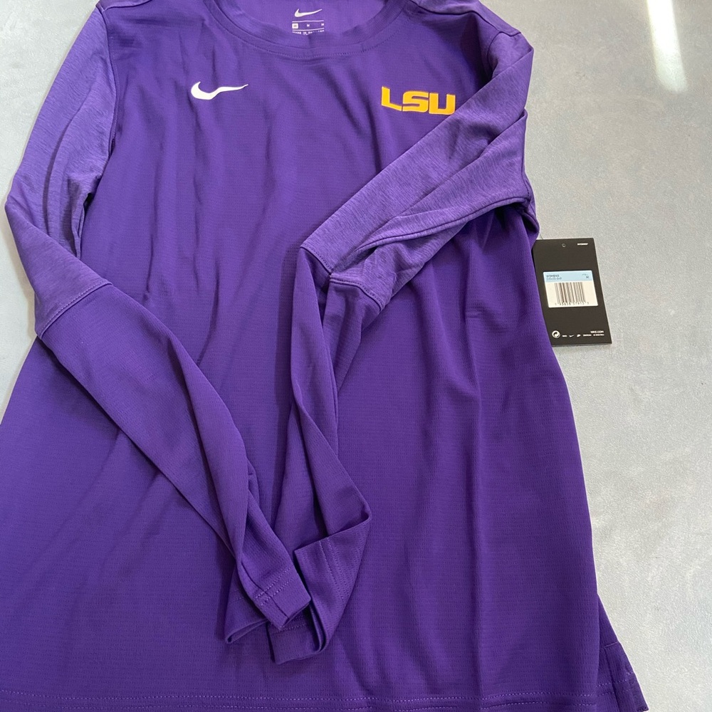 LSU Nike Women’s Dryfit Long Sleeve T-Shirt